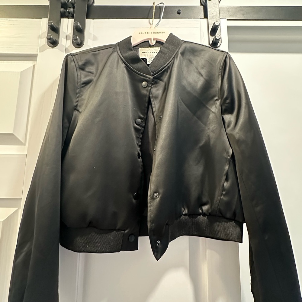 Industry NWOT Black Bomber Jacket